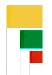 Non Printed Marking Flags